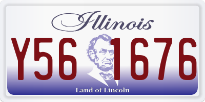 IL license plate Y561676