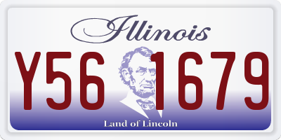 IL license plate Y561679