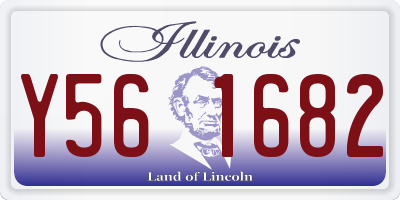 IL license plate Y561682