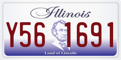 IL license plate Y561691