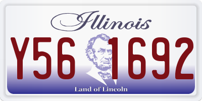 IL license plate Y561692