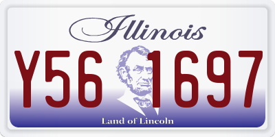 IL license plate Y561697