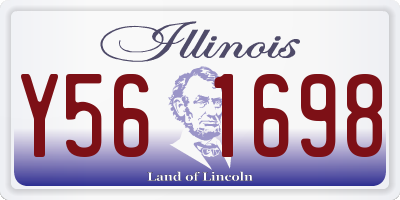 IL license plate Y561698