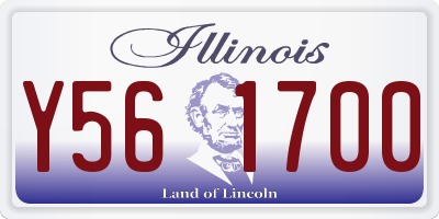 IL license plate Y561700