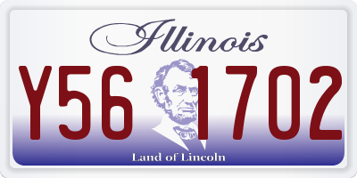 IL license plate Y561702