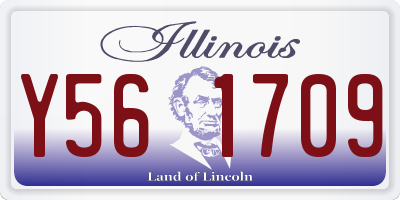 IL license plate Y561709