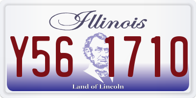 IL license plate Y561710