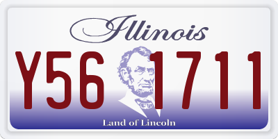 IL license plate Y561711