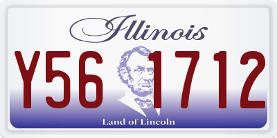 IL license plate Y561712
