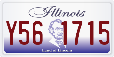 IL license plate Y561715