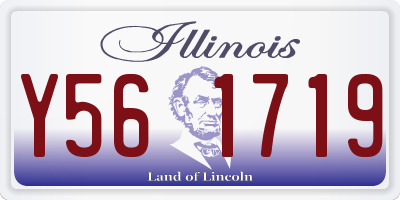IL license plate Y561719
