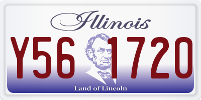 IL license plate Y561720