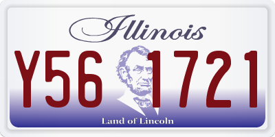 IL license plate Y561721