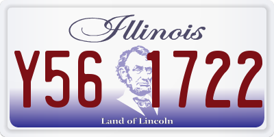 IL license plate Y561722