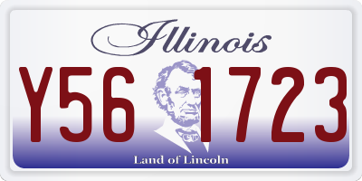 IL license plate Y561723