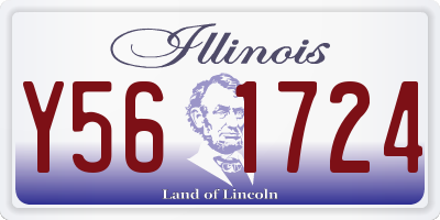 IL license plate Y561724