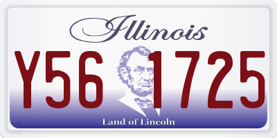 IL license plate Y561725