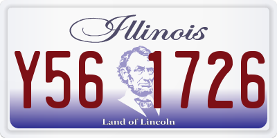 IL license plate Y561726