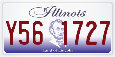 IL license plate Y561727