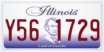 IL license plate Y561729