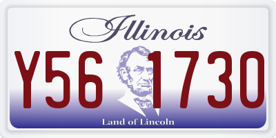 IL license plate Y561730