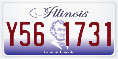 IL license plate Y561731