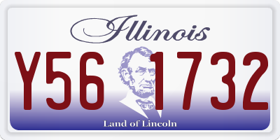 IL license plate Y561732
