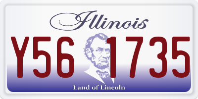 IL license plate Y561735