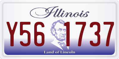 IL license plate Y561737
