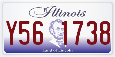 IL license plate Y561738