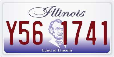 IL license plate Y561741