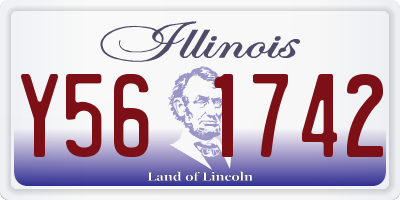 IL license plate Y561742