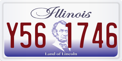 IL license plate Y561746