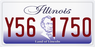 IL license plate Y561750