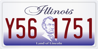IL license plate Y561751