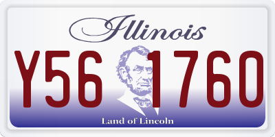 IL license plate Y561760