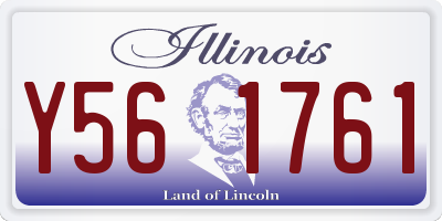 IL license plate Y561761