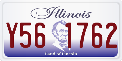 IL license plate Y561762