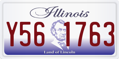 IL license plate Y561763