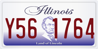 IL license plate Y561764