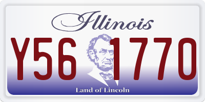 IL license plate Y561770