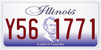 IL license plate Y561771
