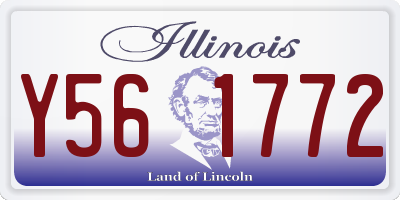 IL license plate Y561772