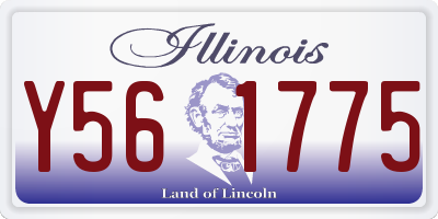 IL license plate Y561775
