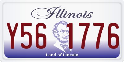 IL license plate Y561776