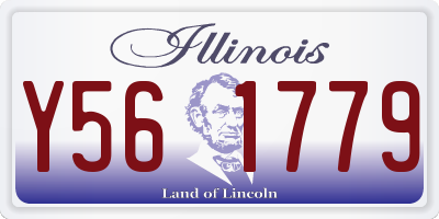 IL license plate Y561779