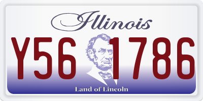 IL license plate Y561786