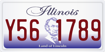 IL license plate Y561789
