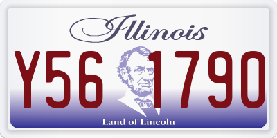 IL license plate Y561790