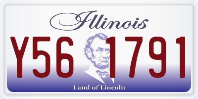 IL license plate Y561791